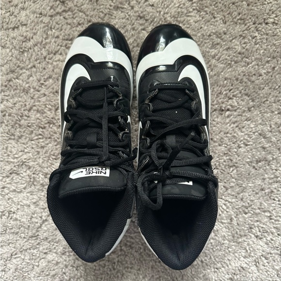 Nike Air Huarache Fastflex #807141-017 Hi Top Spikes BSBL Cleats Sz 7.5 - Picture 7 of 10